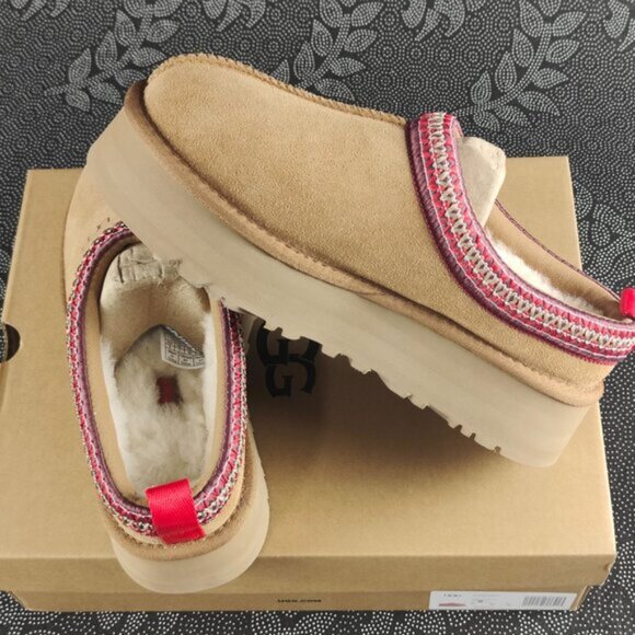 Ugg Tazz Platform Slippers Chestnut - Picture 4 of 7